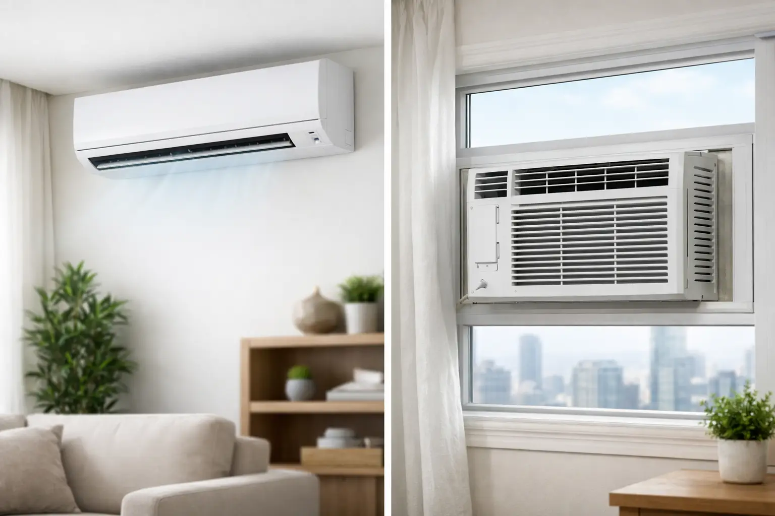 Split Unit vs Window Aircon 香港家居點樣揀才合適