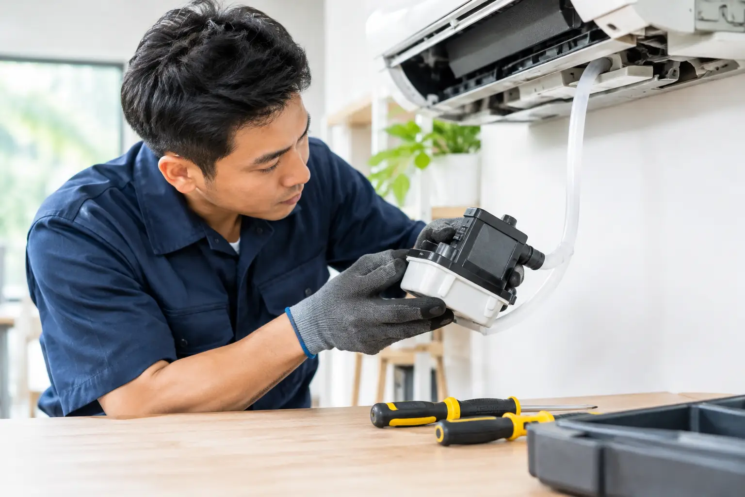 Aircon Drainage Pump Repair 冷氣排水泵維修方法